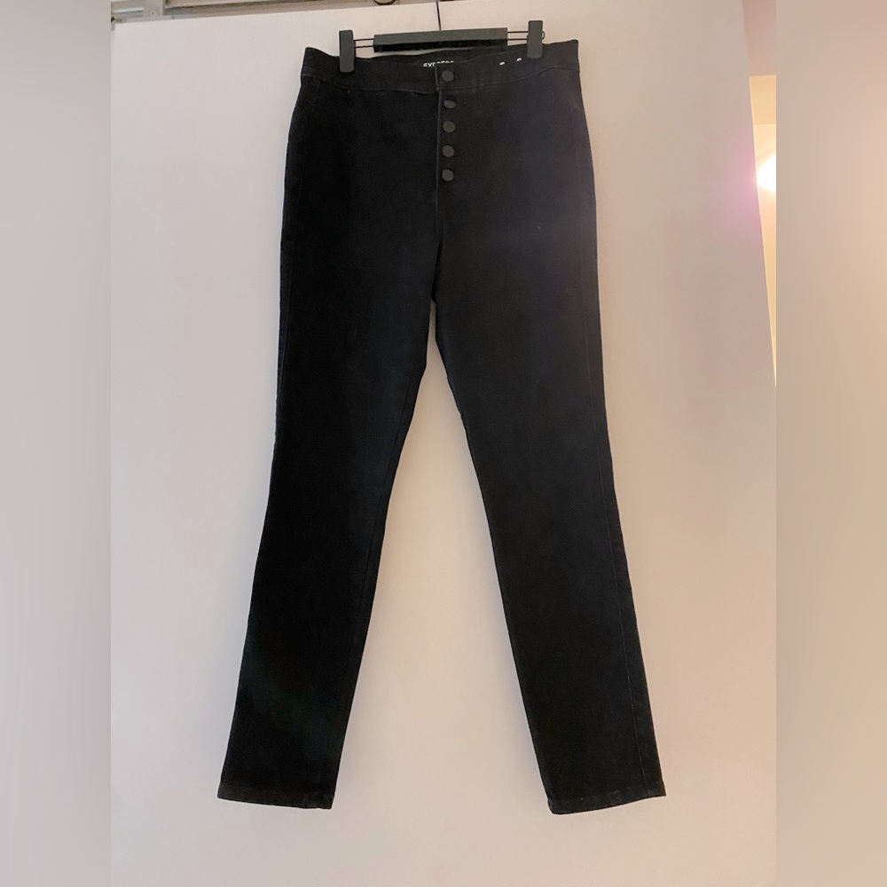 Express Super High Rise Ankle Legging Jeans NWOT